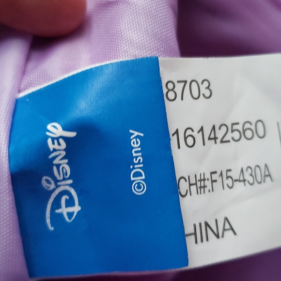 Disney's Frozen Anna & Elsa Purple Sparkly School Satchel with Adjustable Strap - Picture 9 of 11